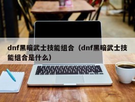 dnf黑暗武士技能组合（dnf黑暗武士技能组合是什么）