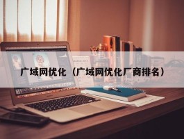 广域网优化（广域网优化厂商排名）