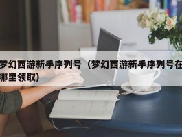 梦幻西游新手序列号(梦幻西游新手序列号在哪里领取)