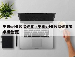 手机sd卡数据恢复(手机sd卡数据恢复安卓版免费)