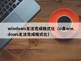 windows无法完成格式化(u盘windows无法完成格式化)