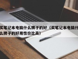 买笔记本电脑什么牌子的好(买笔记本电脑什么牌子的好用性价比高)