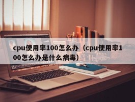 cpu使用率100怎么办(cpu使用率100怎么办是什么病毒)