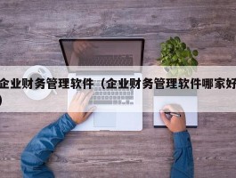 企业财务管理软件(企业财务管理软件哪家好)