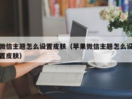 微信主题怎么设置皮肤（苹果微信主题怎么设置皮肤）