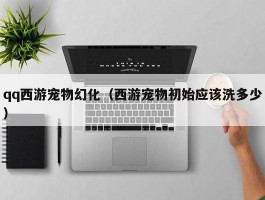 qq西游宠物幻化(西游宠物初始应该洗多少)