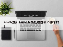 amd双核（amd双核处理器和i5哪个好）